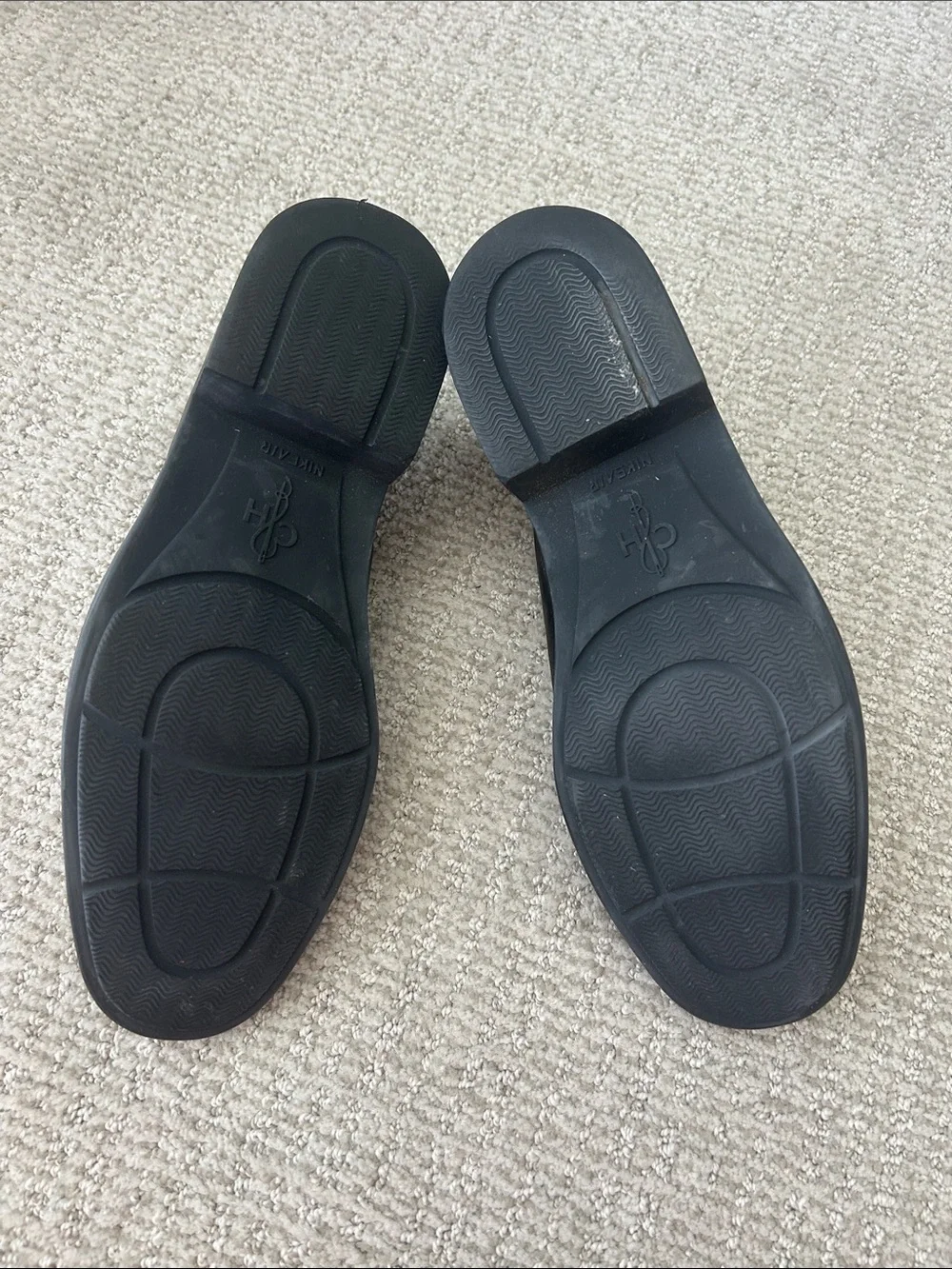 Cole Haan Black Leather Slip-On Loafers